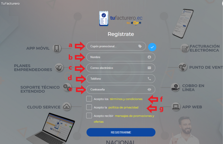 Eqon registro